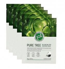 Enough Маска успокаивающая с экстрактом чайного дерева - Premium pure tree balancing, 25мл*5шт