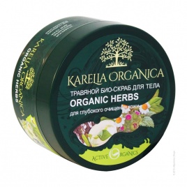 Karelia Organica Био-скраб для тела «Organic Herbs» травяной 220 мл