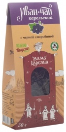 Напиток чайный "Иван-чай Карельский" с ягодами черной смородины 50 г карт. пакет,
