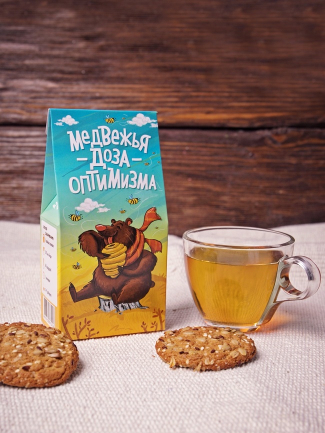 Чай зеленый "Медвежья доза оптимизма" 50 гр.  фото 2
