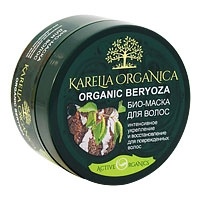 Karelia Organica Био-маска для волос «Organic Beryoza» интенсивное укрепление и восстановление 220мл фото 3