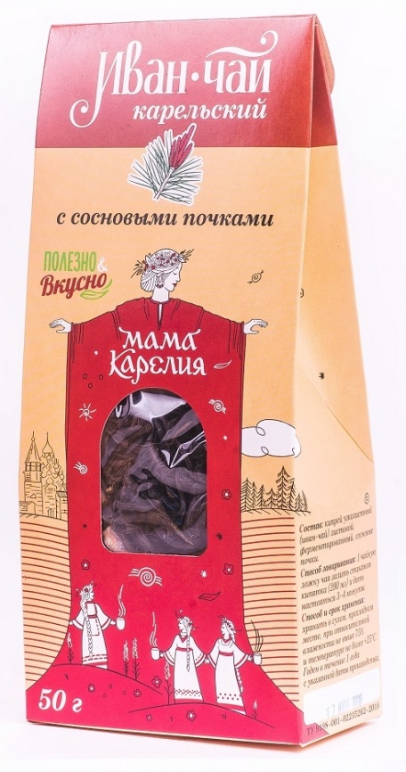 Напиток чайный "Иван-чай Карельский" с сосновой почкой 50 г карт. пакет, фото 2
